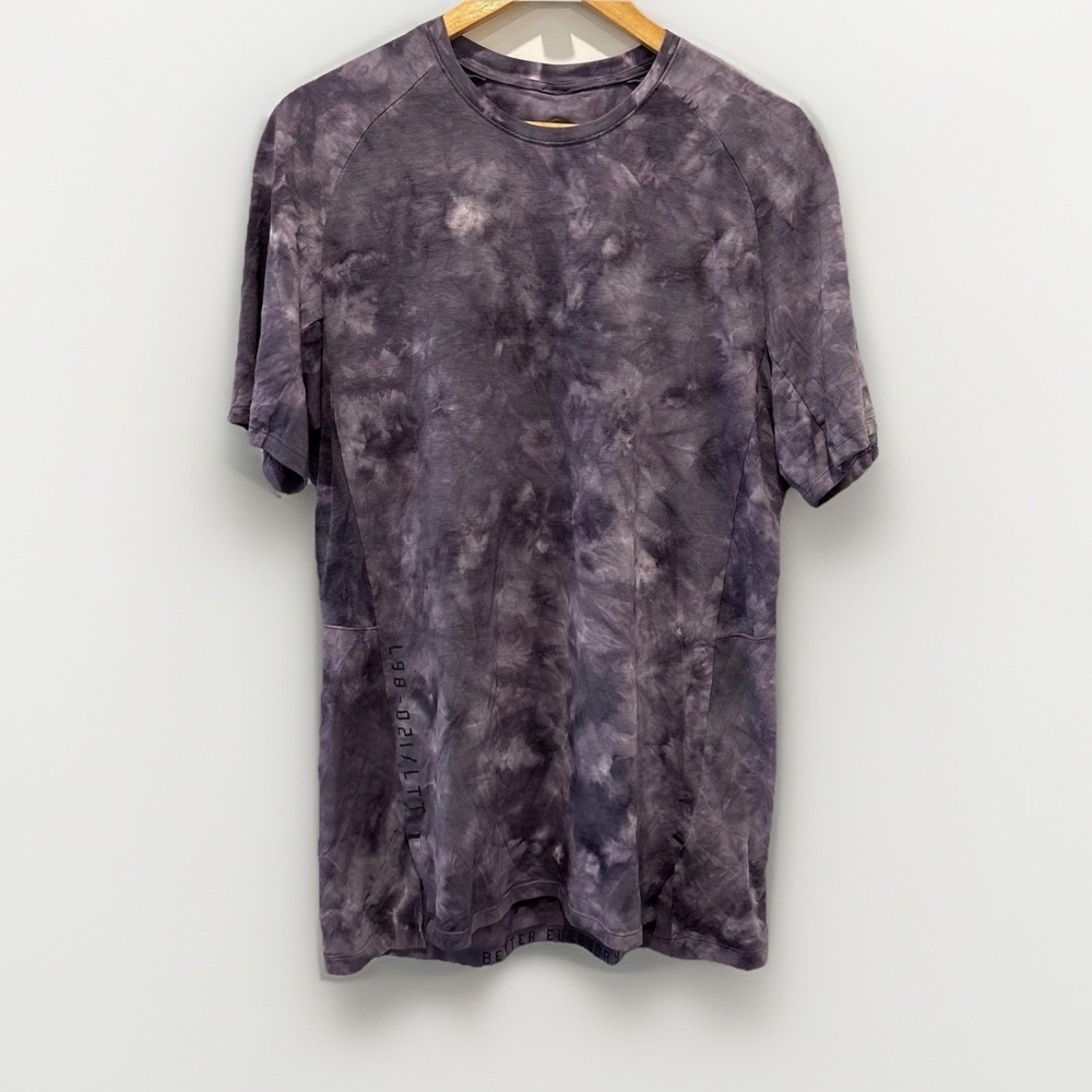 Lululemon | Always Agile Shirt Purple Tie Dye Sz S